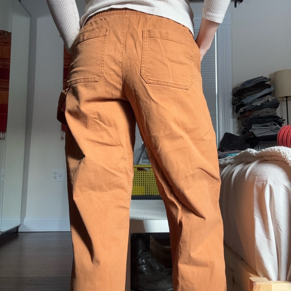 Old Navy Women’s Pulla Orange Pull-on Pants - Picture 5 of 6
